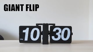 Flip Clock No Case Scandinavian Minimal Wall Clock for Living Room [upl. by Noseimaj792]