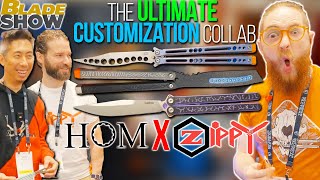 Customize ANY Balisong You Want Zippy Balisong amp Jerry Hom  Blade Show 2024 [upl. by Aenel]