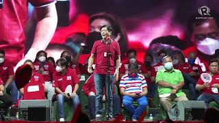 FULL SPEECH Bongbong Marcos at the Uniteam Quezon City proclamation rally [upl. by Arymahs379]