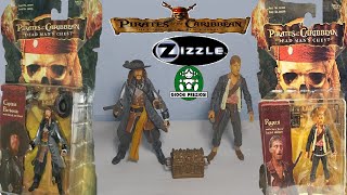 Zizzle Captain Barbossa with SwordPistol amp Ragetti with LockerampKeyPirates of the Caribbean Review [upl. by Netsruk]