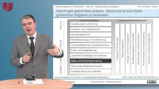 Teil 4 Beispielprojekte und Aufgaben Projektmanagement 2 Aufgaben und Organisation [upl. by Toile]