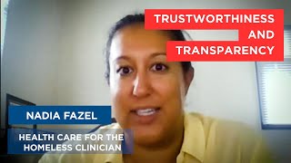 HOMELESSNESS TRAUMA INFORMED CARE trustworthiness and transparency [upl. by Amabel]