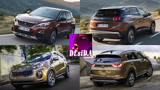 2019 Peugeot 3008 vs 2019 Kia SPORTAGE technical comparison [upl. by Hcelemile106]