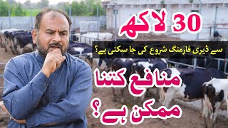 Start Dairy Farming with 30Lac  Profitable Business  Loss Ratio  Feasibility Report [upl. by Ahsiekahs808]