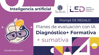 Como hacer un plan de evaluación para las lecciones con inteligencia artificial  Prompt de regalo [upl. by Nauqel]