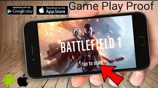 How To Download Battlefield 1 ApkObb Android amp IOS Devices [upl. by Aniez]