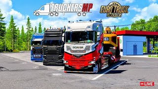 🔴 ETS2 Live  TruckersMP Live  Euro Truck Simulator 2 Multiplayer LIVE  ETS2 Gameplay [upl. by Nosrak168]