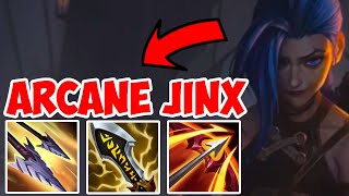 I PLAYED ARCANE JINX MID AND CARRIED WITH HER NEW BUILD 53K DAMAGE [upl. by Islean]