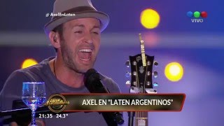 quotOnce y seisquot Axel canta en vivo  Laten Argentinos [upl. by Smeaj]