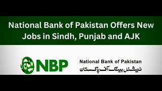 National Bank of Pakistan jobs 2024  NBP Jobs sidathyder full process video [upl. by Hirasuna788]