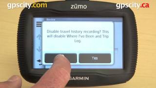 Garmin Zumo 350LM Device Settings with gpscitycom [upl. by Riamo]