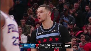 Zach LaVine EPIC GameWinner  76ers vs Bulls  March 6 2019  201819 NBA Season [upl. by Rame]