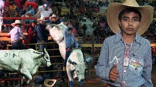 JINETE NIÑO de 11 años montó así al INIGUALABLE de Rancho El Presidente en Tepetlixpa 26 ene 2018 [upl. by Mcevoy]