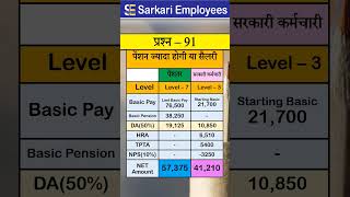 Govternment Employee Rules Part  91 Pension Vs Salary [upl. by Knighton]