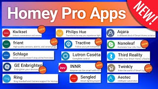 8 NEW Homey Apps that Expand Homey Device Compatibility List [upl. by Harifaz548]