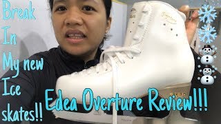 Break in my New Skates Edea Overture Review Unboxing [upl. by Jermain]