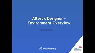 Introduction to Alteryx Designer  Alteryx Designer Webinar Series [upl. by Harbard]