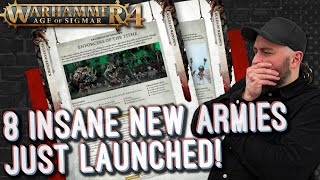 8 BRAND NEW Regiments of Renown for Age of Sigmar 4 with cross alliance play [upl. by Htebazileharas]