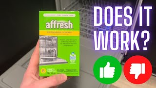 Does Affresh Dishwasher Cleaner ACTUALLY work Review [upl. by Hallett598]