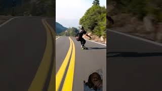 Going fast down a hill skateboarding thisiswhatyoucamefor [upl. by Annaig]