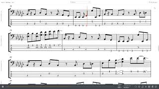 Jimi Hendrix  Pali Gap Isolated Bass Tab [upl. by Kyred597]