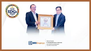 PT BRI Multifinance Indonesia Sabet Top SDGs Award 2024 [upl. by Garate]