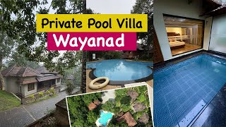 private pool resort in wayanad  Wayanad Pool Villa  Best budget Resort In wayanad  4k  Wayanad [upl. by Ocnarfnaig]