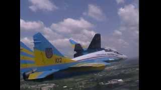 МиГ 29 Украинские Соколы клип MiG 29 Ukrainian Falcons aerobatic team clip [upl. by Armbruster]