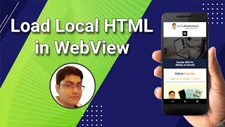 Load Local HTML Files Into WebView  Android Studio Tutorial [upl. by Nodnarg]