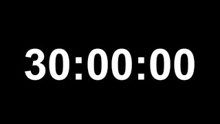 CRONÓMETRO de 30 minutos SIN ALARMA  TEMPORIZADOR de 30 minutos [upl. by Janaye]