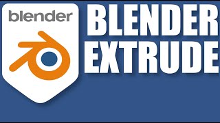 Blender Extrude  Beginner Tutorial [upl. by Vladamar]