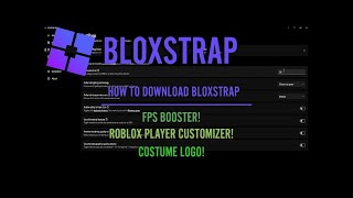 BEST BLOXSTRAP SETTINGSFPS BOOSTER [upl. by Enelrats]