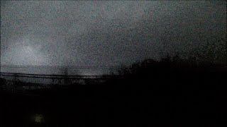 Tornado crossing I64 with power flashes at Chesterfield MO St Louis metro  December 10 2021 [upl. by Armillas]