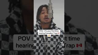 Canadian trap 🔥🇨🇦 canada trapmusic canadianrappers freestyle rap drill fyp [upl. by Brocky]