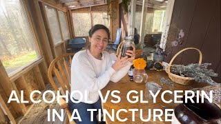 Learn The Difference Between Alcohol Tincture VS Glycerin Tincture [upl. by Tremann]