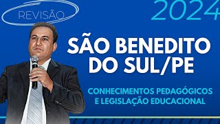 CONCURSO SÃO BENEDITO DO SUL  AULÃO DE REVISÃO [upl. by Ailic]