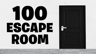 EPIC PLAY STUDIO  100 ESCAPE ROOM 🚪All Levels FORTNITE [upl. by Mosira]