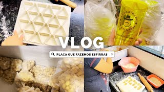 VLOG  PLACA QUE FAZEMOS ESFIRRAS PADRÃO  ROTINA DO DELIVERY [upl. by Harvie]