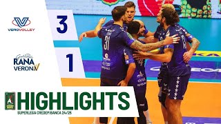 Vero Volley Monza vs Rana Verona  Superlega Credem Banca VBTV Match Highlights [upl. by Aicaca]