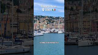 Top 10 Things to do in Genoa Italy [upl. by Ressler393]