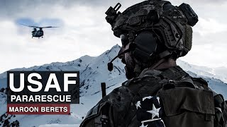 USAF Pararescue  quotAngels of Warquot  quotMaroon Beretsquot [upl. by Auqinimod399]