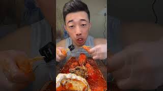 Eating shrimp 🦐🍤🦐 mukbang seafood food [upl. by Bultman]