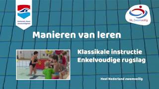 Manieren van leren zwemmen  video 1 [upl. by Ollopa]