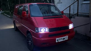 Линзы в фары VW Transporter T4 [upl. by Supat]