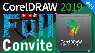 CorelDRAW 2019 Speed Demo Convite Full Review [upl. by Neraj]