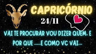 ♑ CAPRICÓRNIO 🏃‍♂️ ESTÁ PESSOA VAI TE PROCURAR PORQUE  🤔 E COMO VC VAIaprofetizali [upl. by Colby]