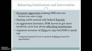 US Isolationism and WWII [upl. by Joella]