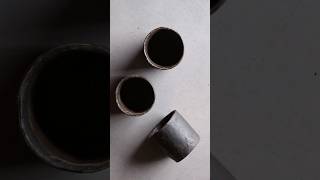 Handmade ceramic mugs pottery ceramics ceramicstudio handmade tableware dinnerware wabisabi [upl. by Lew838]