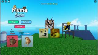 Jogando Meme Sea roblox memesea [upl. by Enened]