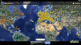 Lets have a look at Flightradar24 Free [upl. by Yblocaj206]